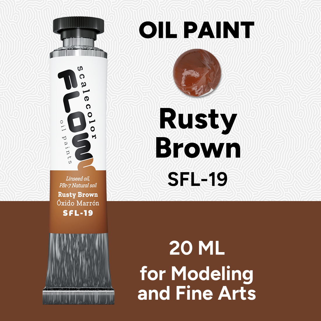 RUSTY BROWN 20ML TUBE