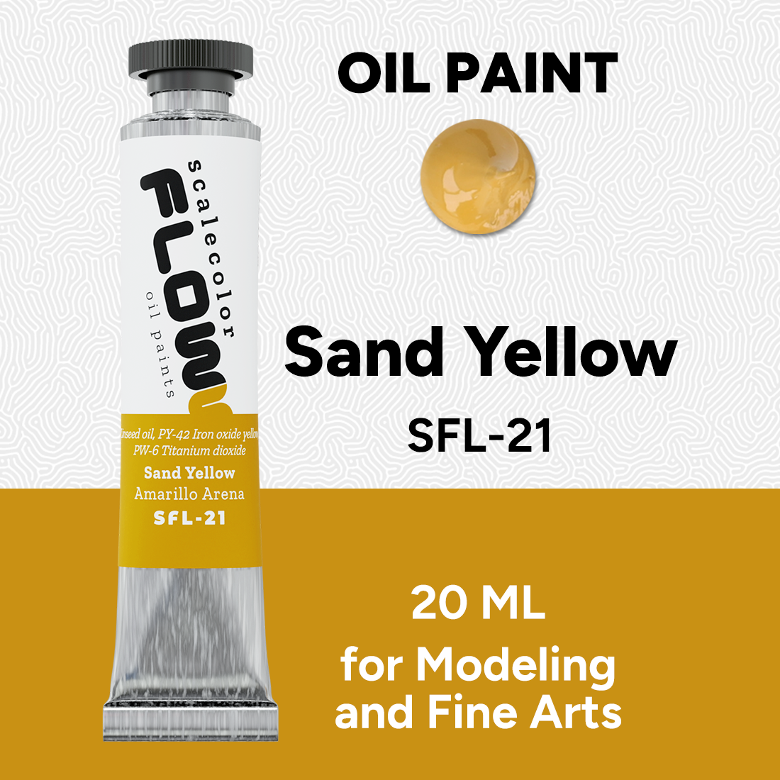 SAND YELLOW 20ML TUBE