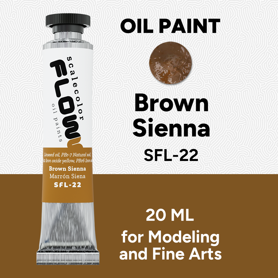 BROWN SIENNA 20ML TUBE