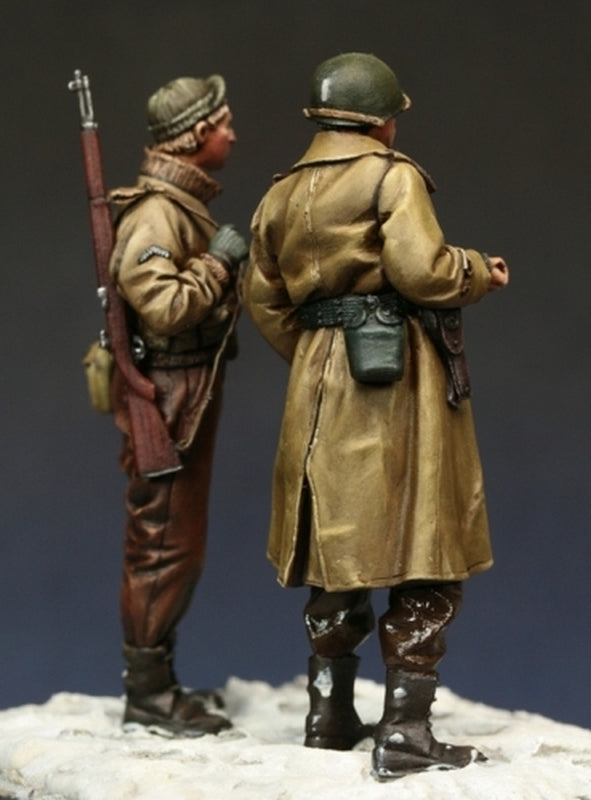 U.S. Infantry Officer and NCO