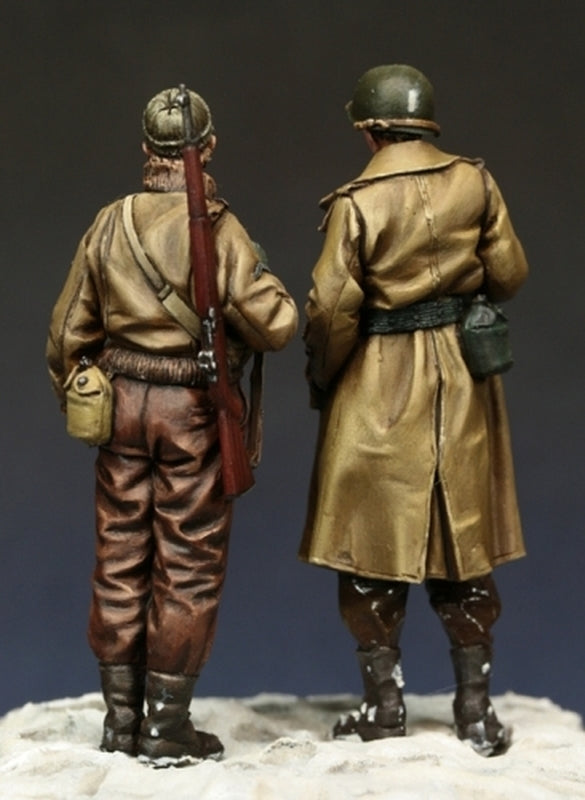 U.S. Infantry Officer and NCO