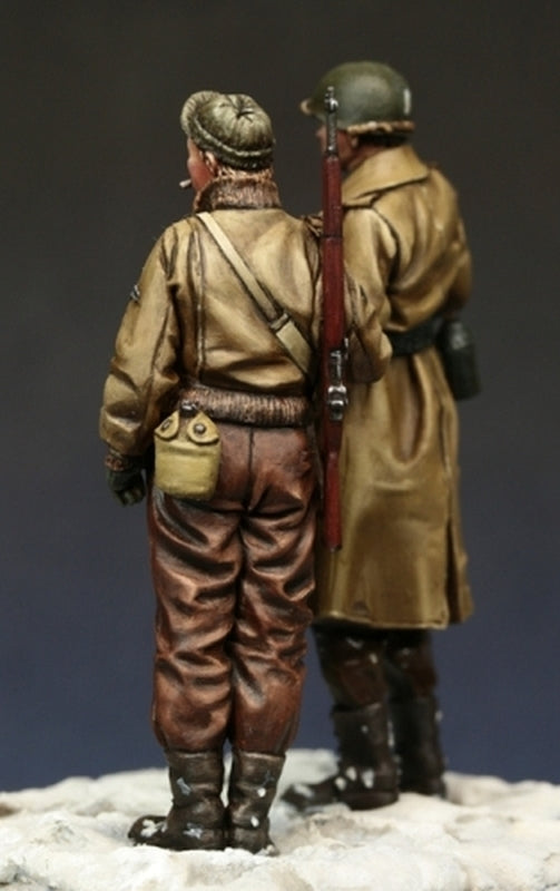 U.S. Infantry Officer and NCO