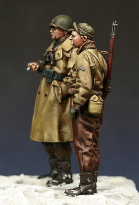 U.S. Infantry Officer and NCO