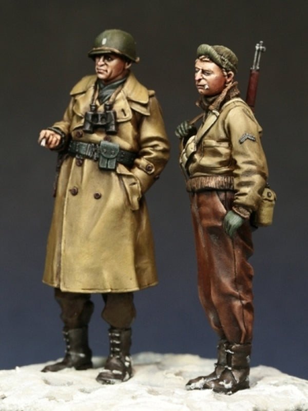U.S. Infantry Officer and NCO