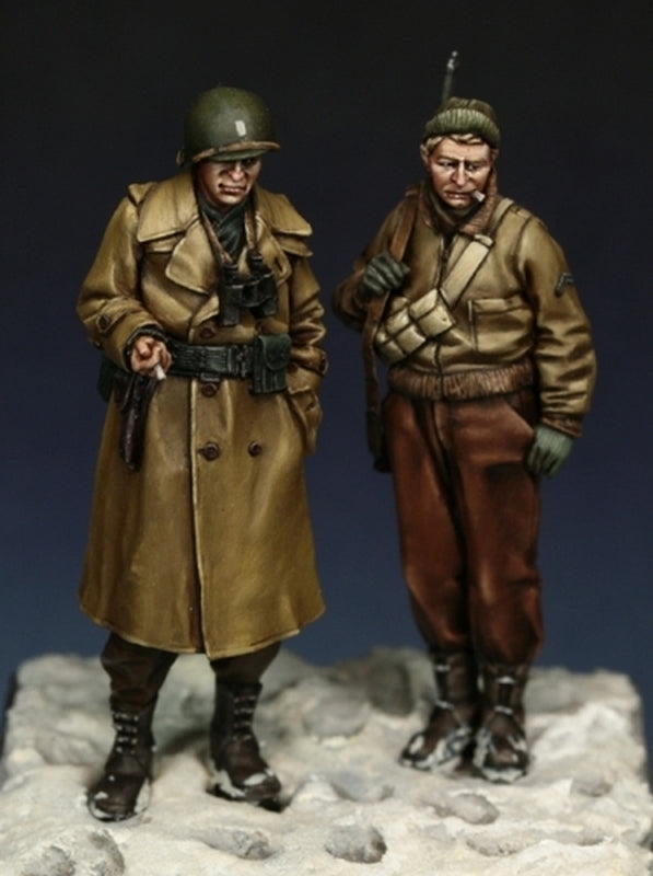 U.S. Infantry Officer and NCO