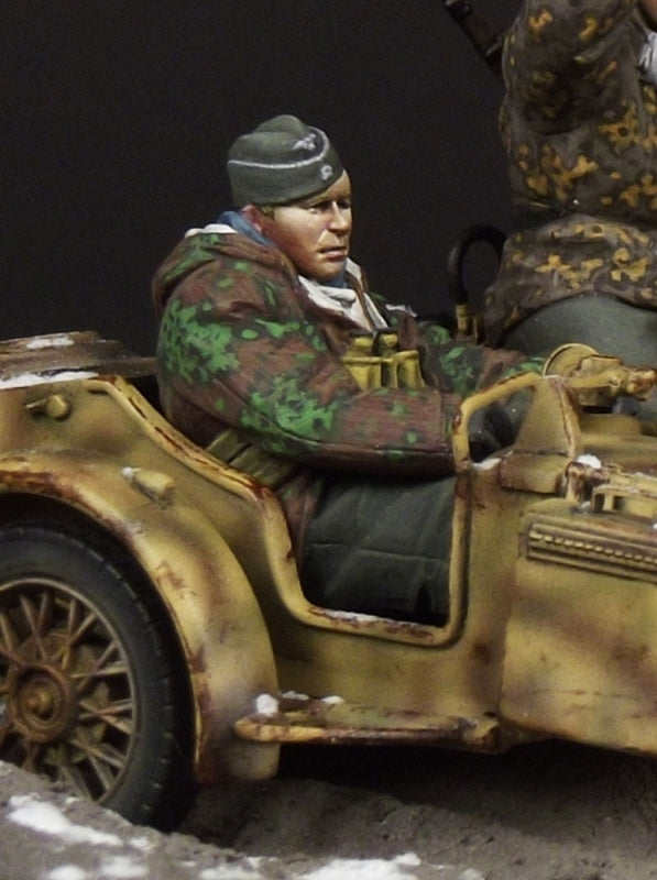 German Motorcycle Passanger