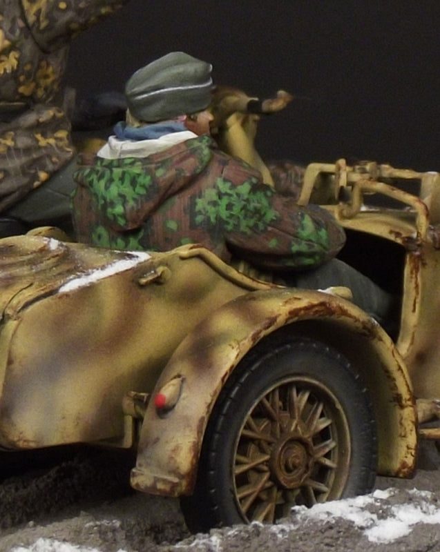 German Motorcycle Passanger