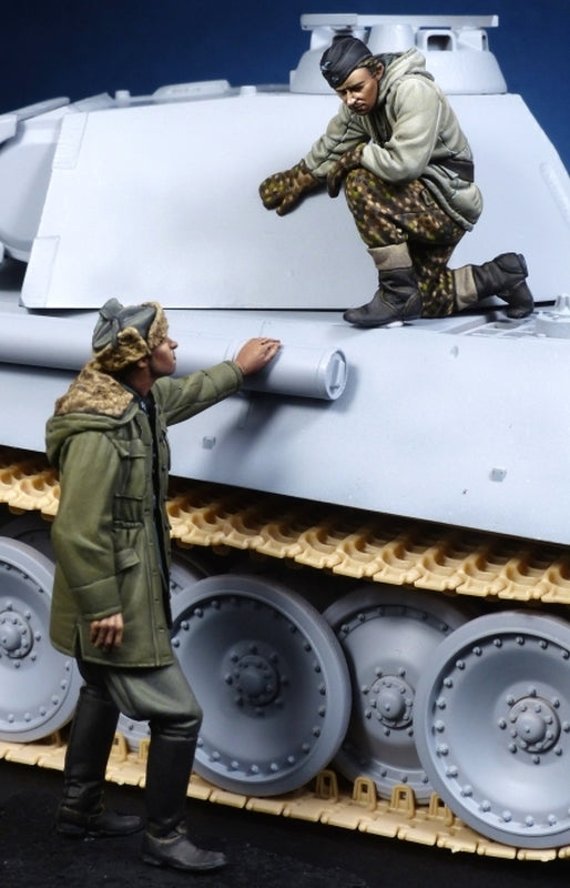 German Panther Commander & Waffen SS Officer (WW II)