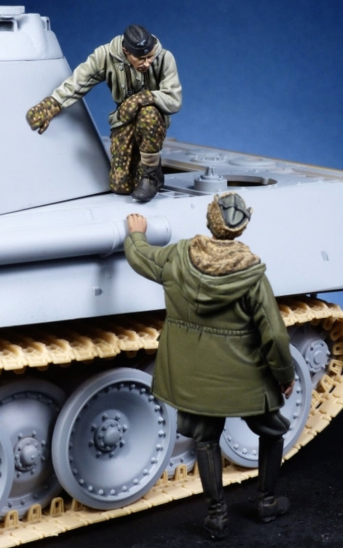 German Panther Commander & Waffen SS Officer (WW II)
