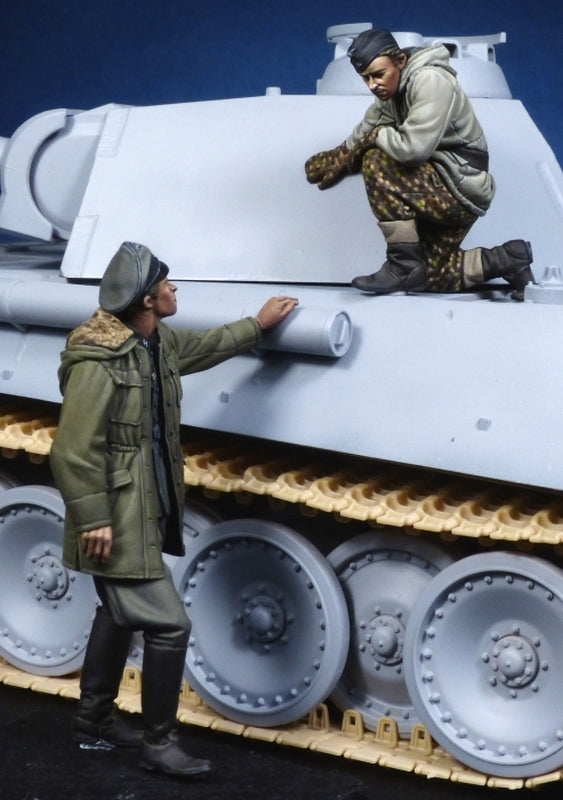 German Panther Commander & Waffen SS Officer (WW II)