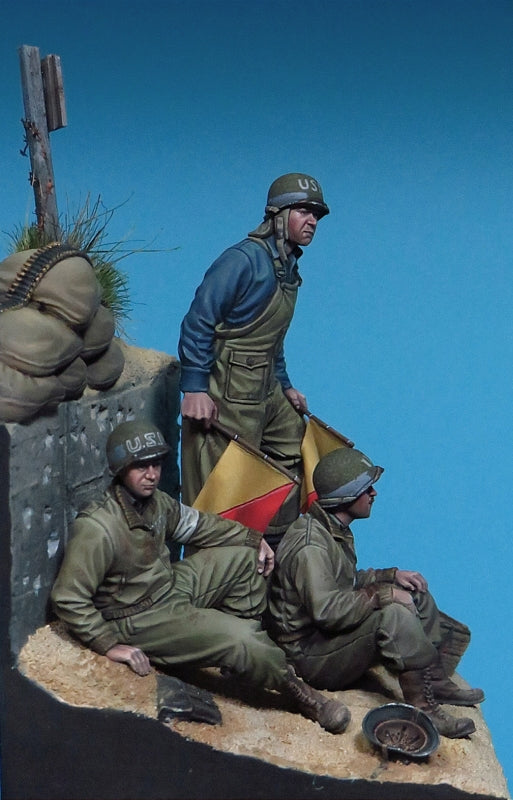 U.S. Navy Corpsmen & Signalman Utah Beach (Normandy 1944)