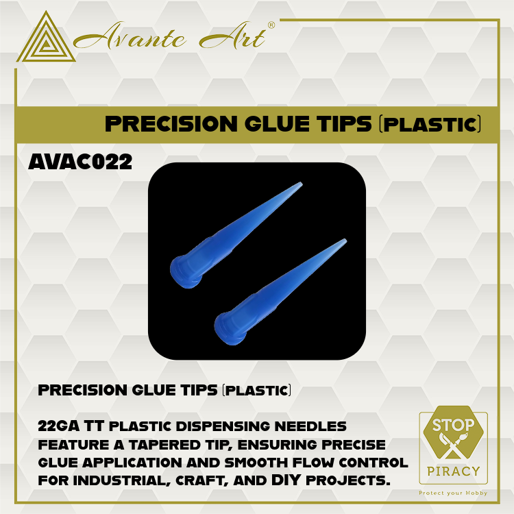 PRECISION GLUE TIPS (PLASTIC)
