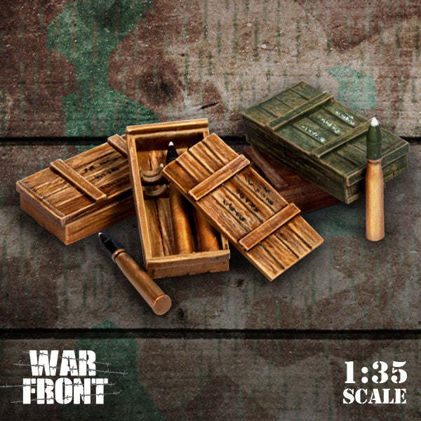 GERMAN SUPPLIES: AMMO BOXES AND AMMUNITION 2 – Scale75USA