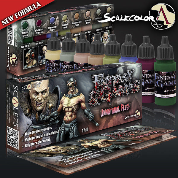 UNNATURAL FLESH PAINT SET