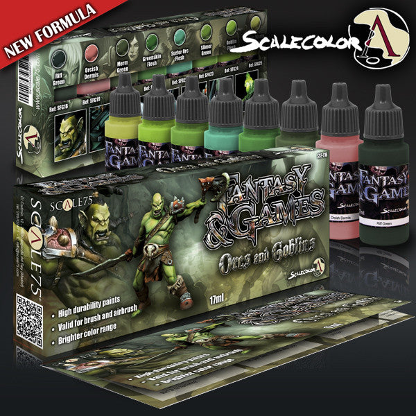 ORCS AND GOBLINS PAINT SET