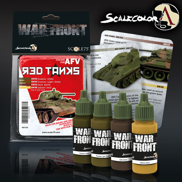 RED TANKS PAINT SET