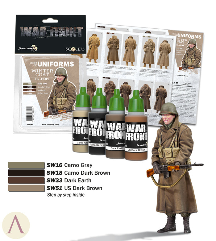 COLORS FOR UNIFORMS - WINTER COAT US ARMY