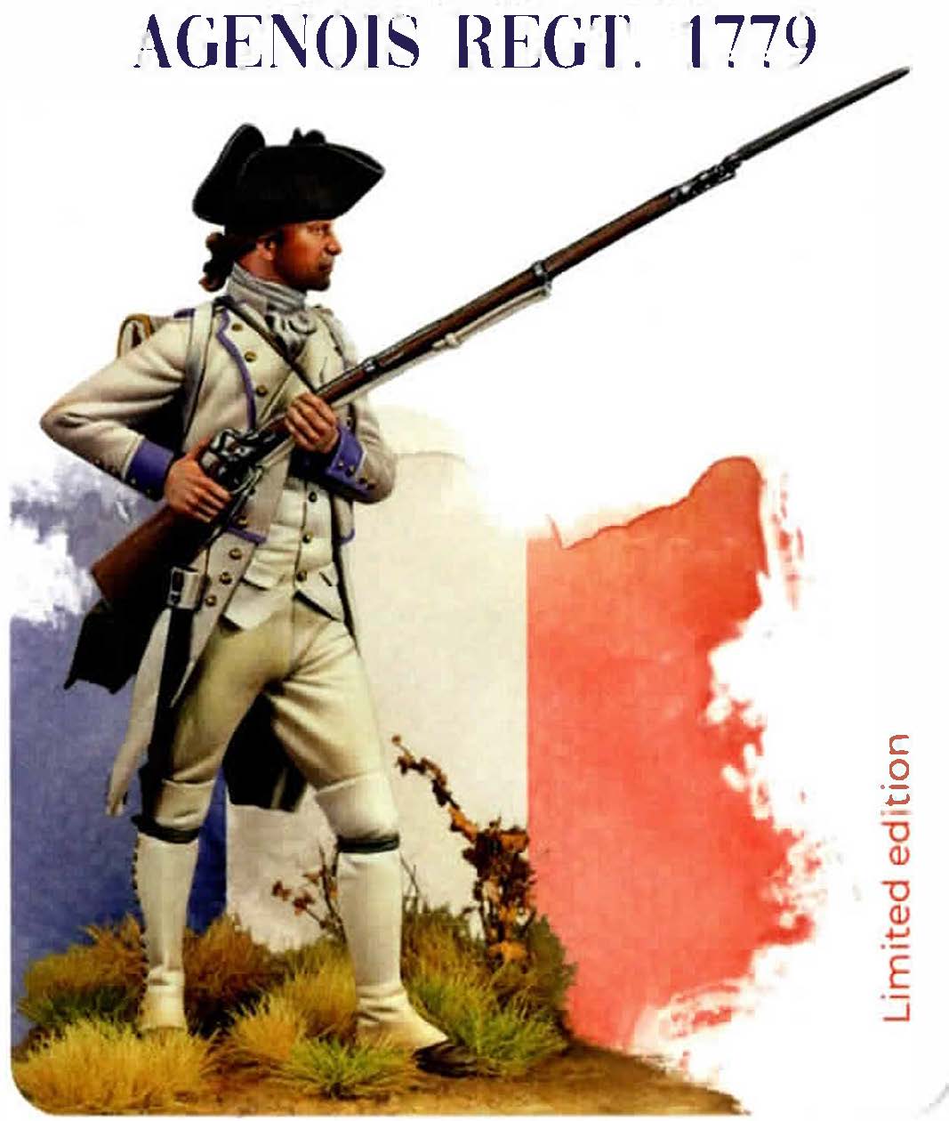 French Agenois Regt 1779 - FIGURE ONLY