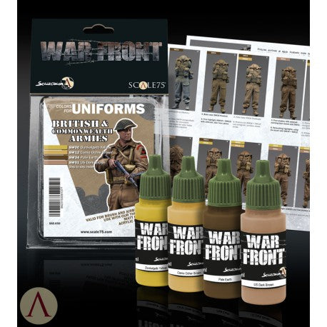 BRITISH & COMMONWEALTH ARMIES PAINT SET