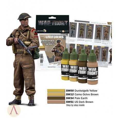 BRITISH & COMMONWEALTH ARMIES PAINT SET