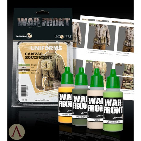 COLORS FOR UNIFORMS-CANVAS EQUIPMENT