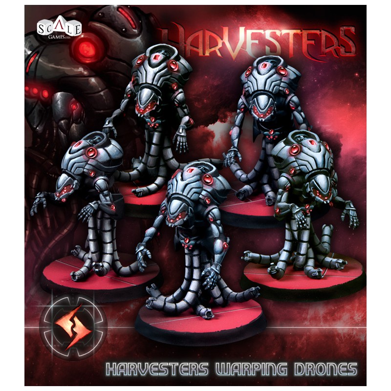HARVESTERS WARPING DRONES