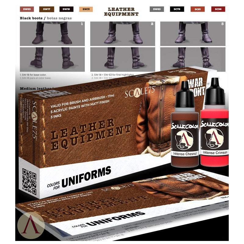 LEATHER EQUIPMENT- COLORS FOR UNIFORMS