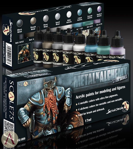 METAL 'N' ALCHEMY STEEL PAINT SET