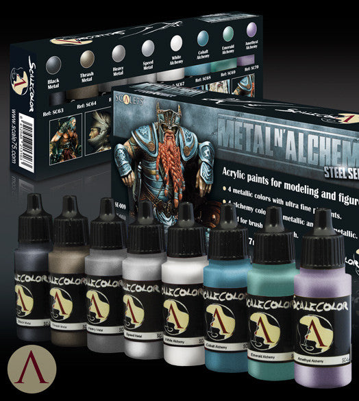 METAL 'N' ALCHEMY STEEL PAINT SET