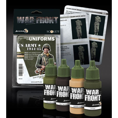 US ARMY 1944-1945 COLORS FOR UNIFORMS