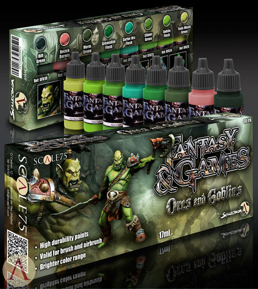 ORCS AND GOBLINS PAINT SET