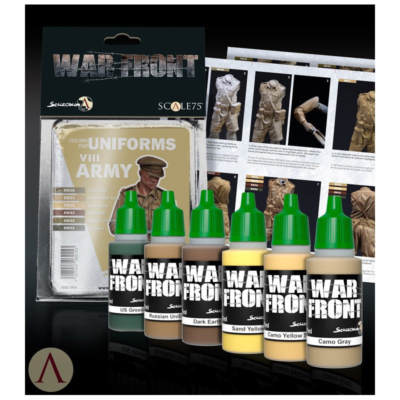 COLORS FOR UNIFORMS VIII ARMY