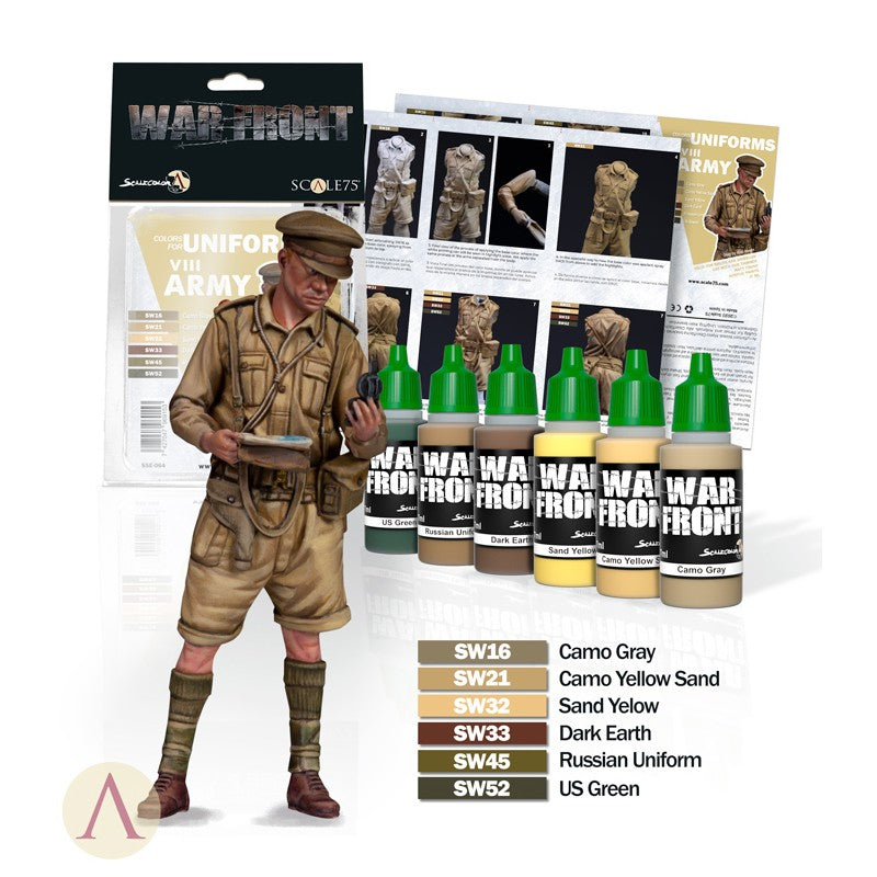 COLORS FOR UNIFORMS VIII ARMY