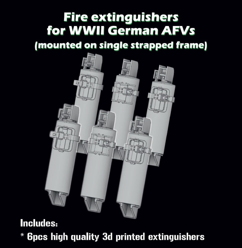 Fire extinguisers for WW II German AFV #1