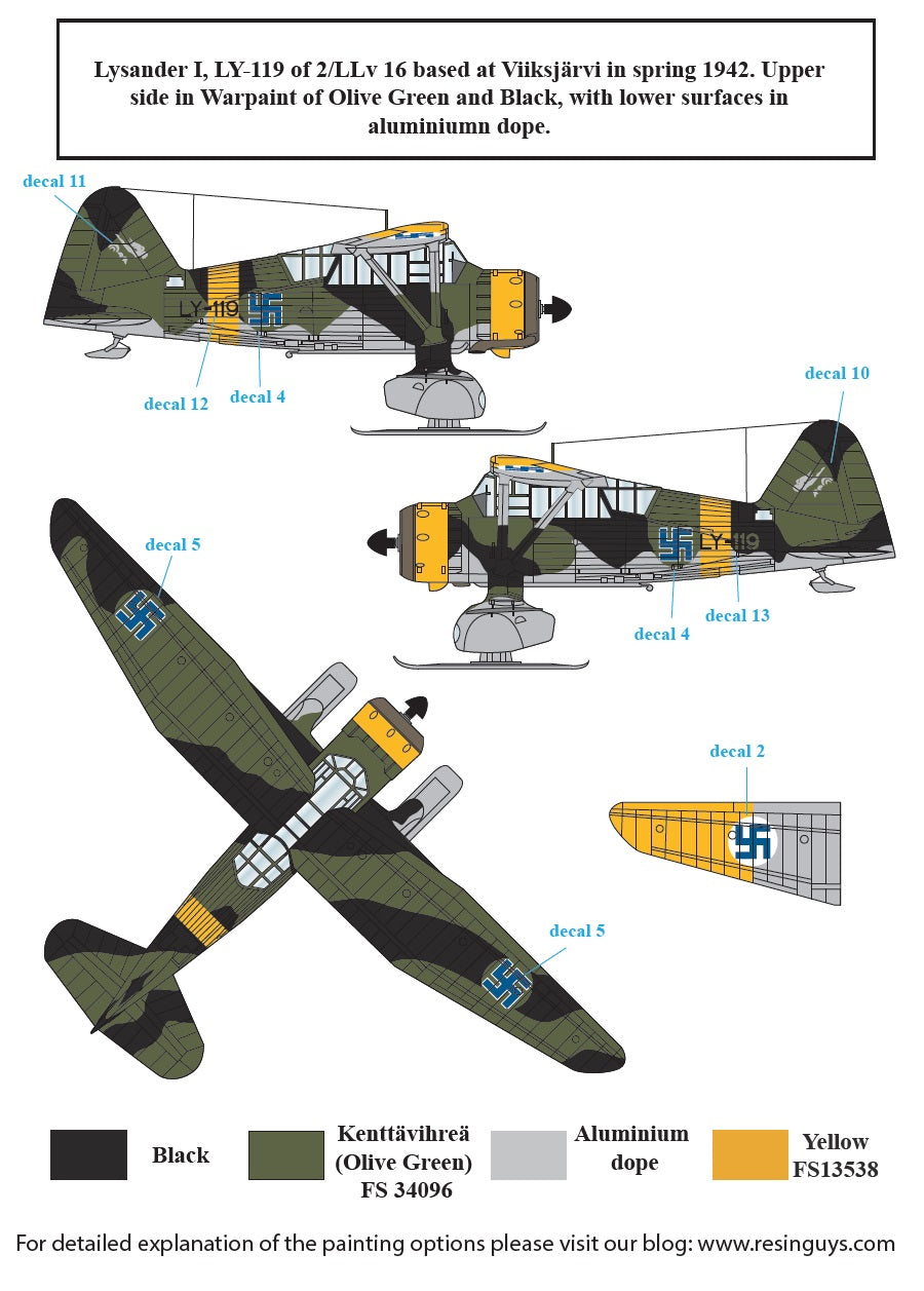 Westland Lysander in Finnish Service WW II