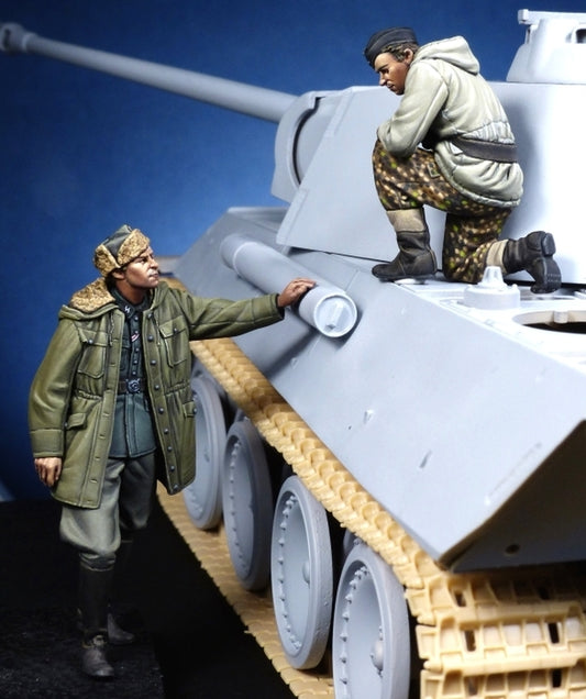 German Panther Commander & Waffen SS Officer (WW II)