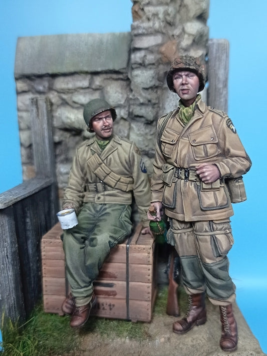 U.S. Paratrooper & Infantry Soldier (Normandy) (WW II)