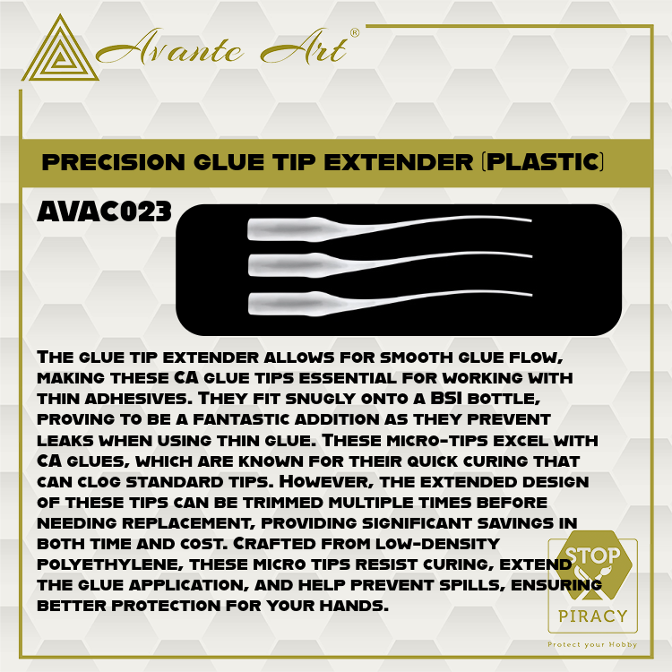 PRECISION GLUE TIP EXTENDER(PLASTIC)