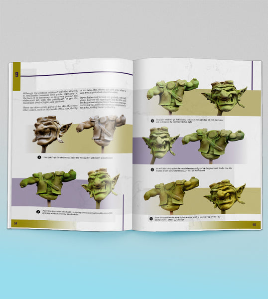 PAINTING WITH ACRYLICS FANTASY BUSTS Scale75USA