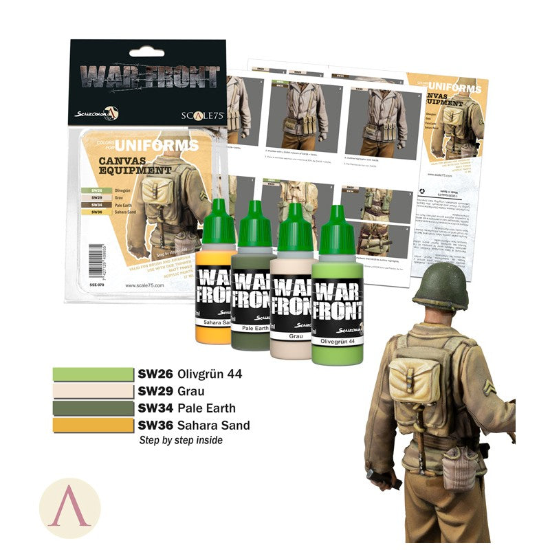 COLORS FOR UNIFORMS-CANVAS EQUIPMENT